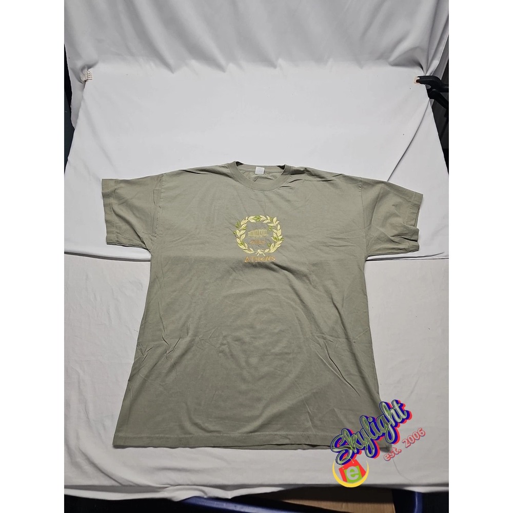 Olimpus Men Vintage Greece T Shirt Olimpus Tag Athens ENNAS Greece Sz XXL